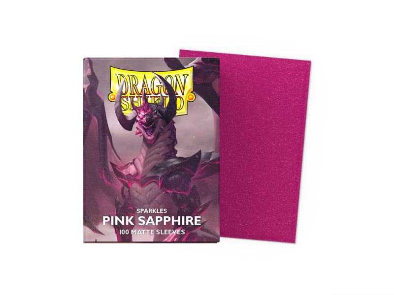 Dragon Shield - Matte Sleeves - Sparkles Pink Sapphire