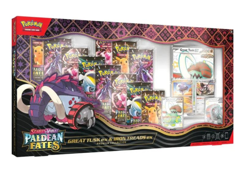 Pokémon TCG - Paldean Fates - Great Tusk & Iron Threads - Premium Collection