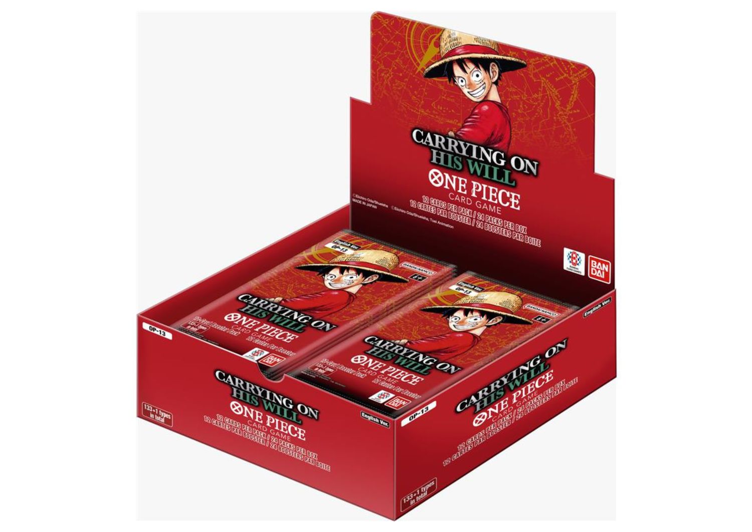 One Piece - Carrying on His Will (OP13) - Booster Box