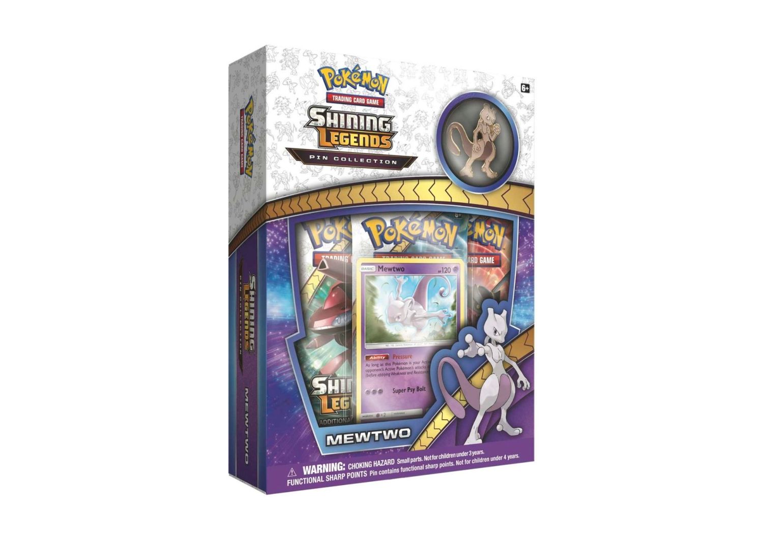 Pokémon TCG - Shining Legends - Pin Collection (Mewtwo)