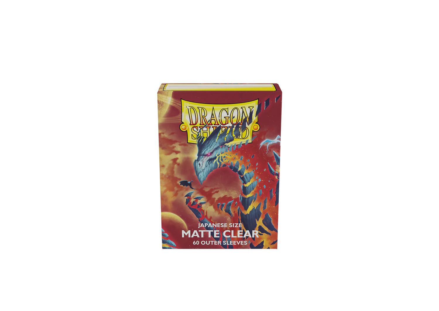 Dragon Shield - Matte Clear- Japanese Size Outer Sleeve (60st) Dragon Shield - Matte Clear- Japanese Size Outer Sleeve (60st)