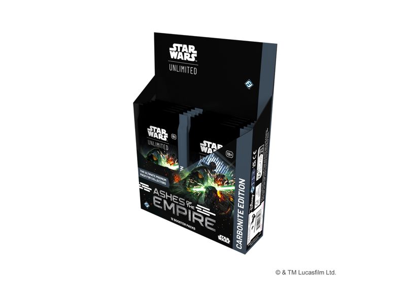 PRE ORDER - Star Wars Unlimited: Ashes of the Empire Carbonite Booster Display