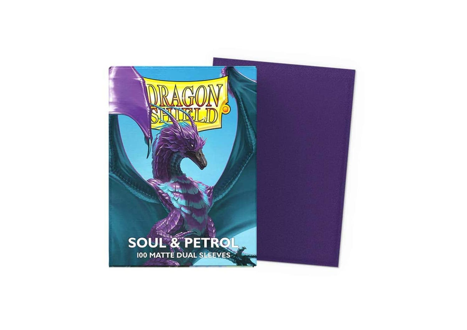 Dragon Shield - Dual matte sleeves - Soul &amp; Petrol