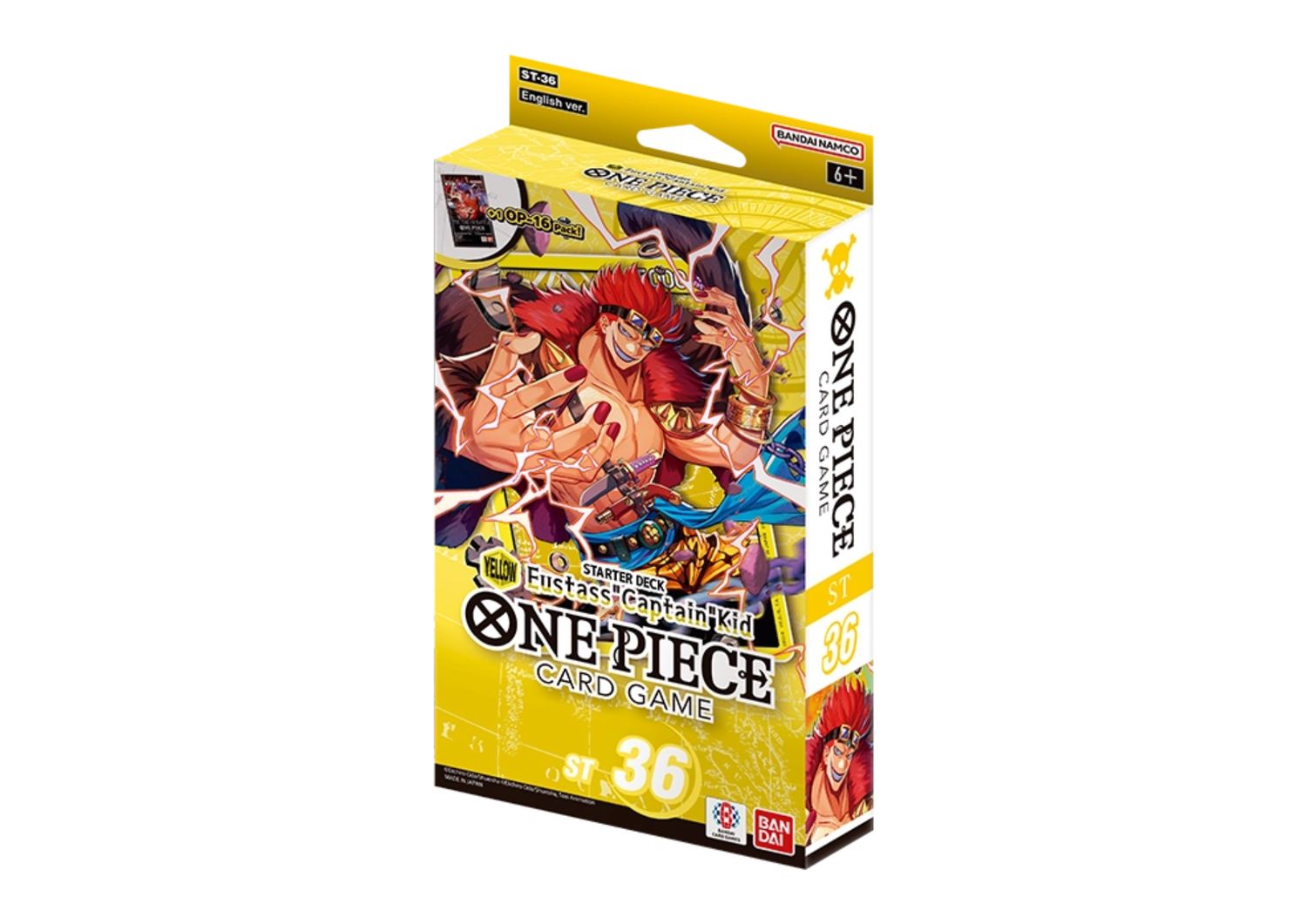 One Piece - Starter Deck - YELLOW Eustass"Captain"Kid - ST36
