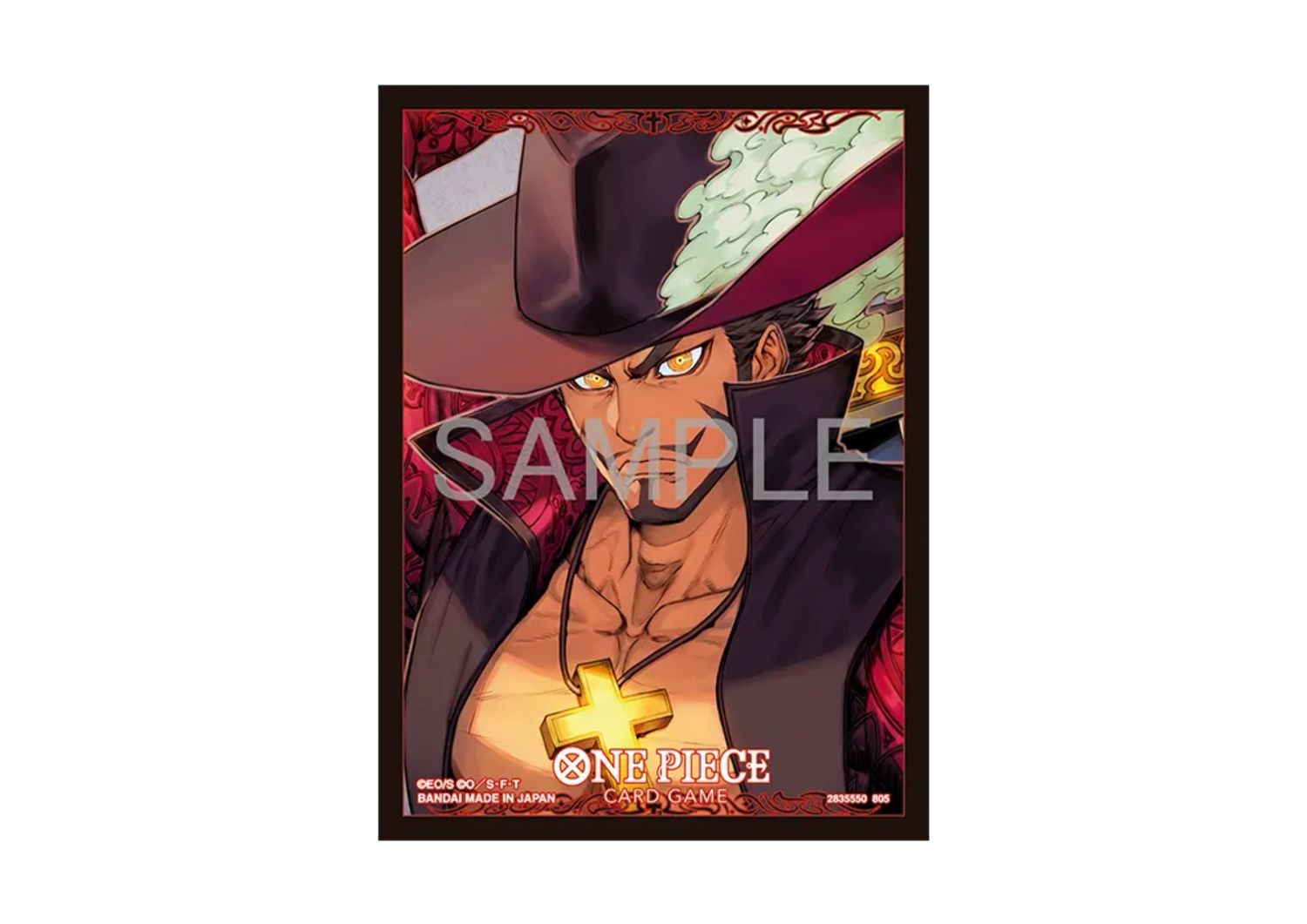 One Piece Card Game - Official Sleeves Bandai TCG+ Stores Edition Vol.13 - Dracule Mihawk