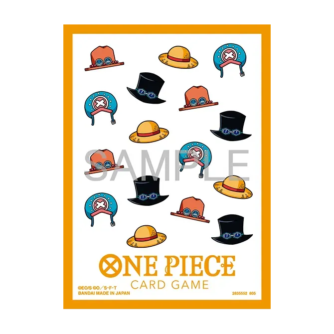 One Piece Card Game - Official Sleeves Bandai TCG+ Stores Edition Vol.13 - Hat Patterns