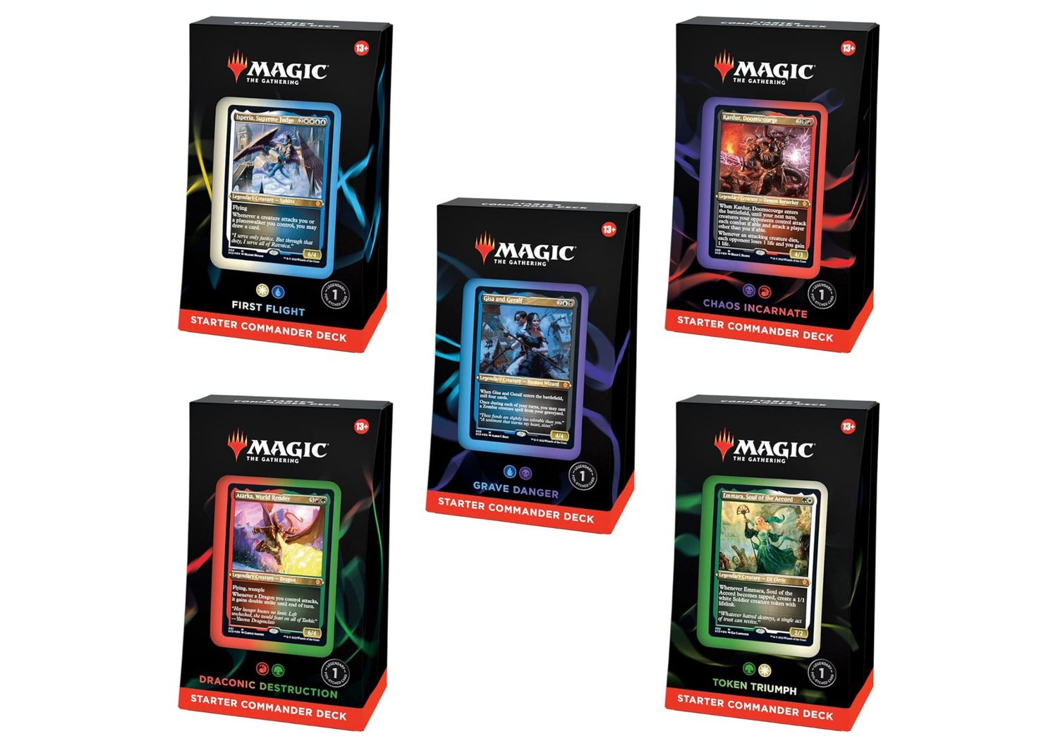 Magic: The Gathering - Starter Commander Decks – Set van 5