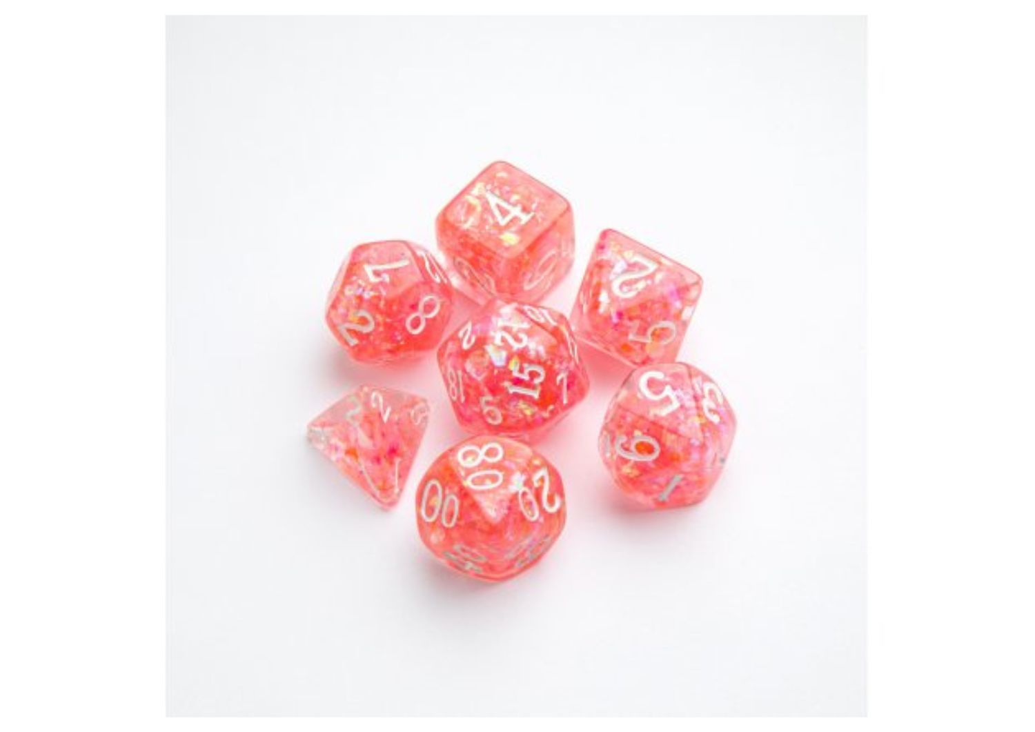 Gamegenic - Candy-like Series Peach – 7-Delige RPG Dobbelset