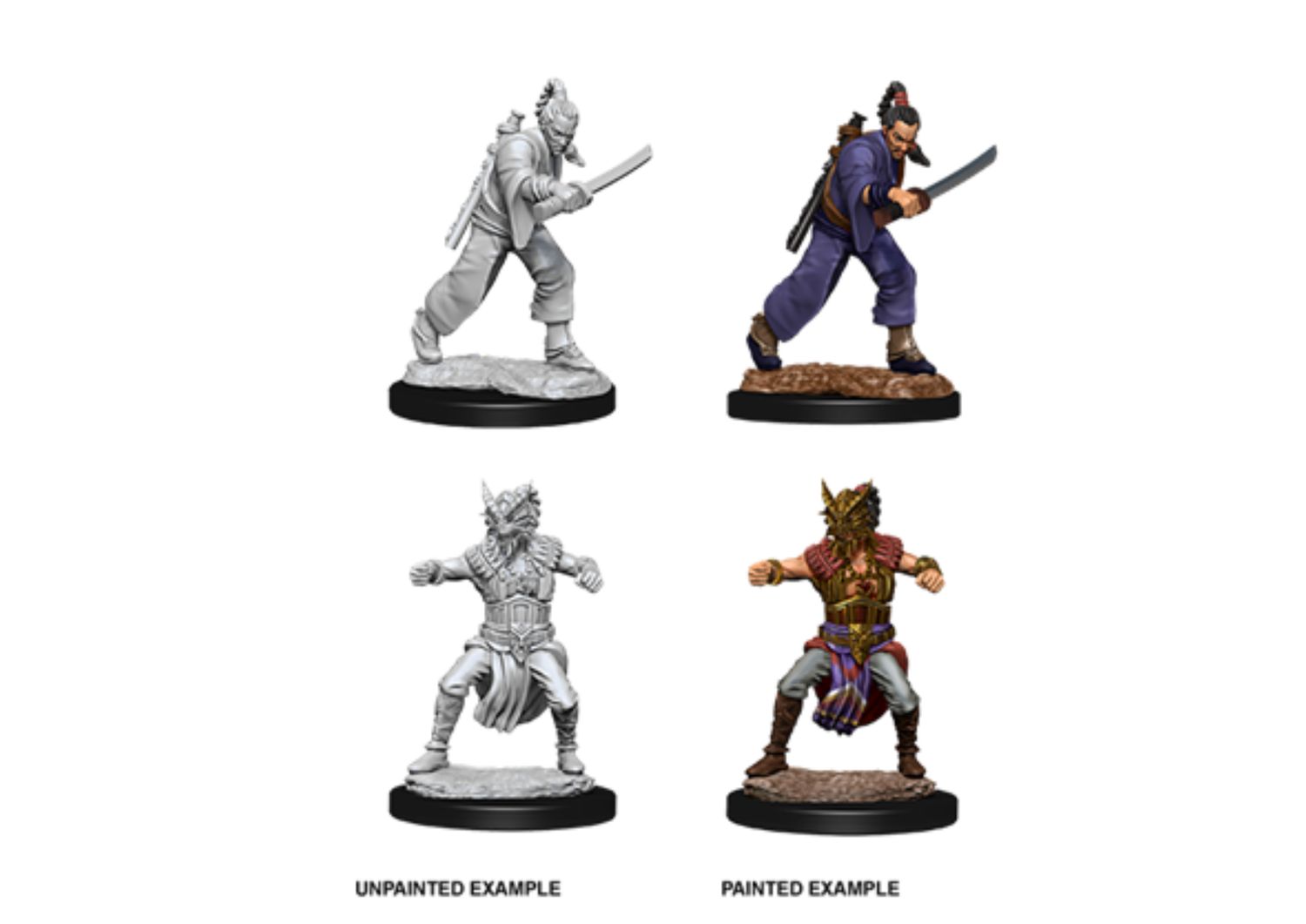 D&amp;D  - Nolzur's Marvelous Miniatures - Male Human Monk (schaal 1:25)