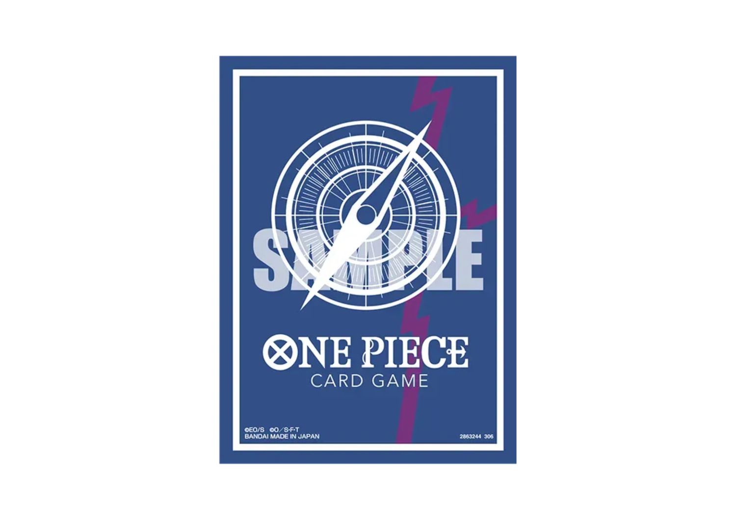 One Piece Card Game - Official Sleeves Bandai TCG -  Vol.16 - Standard blue ver. Rocks.D.Xebec