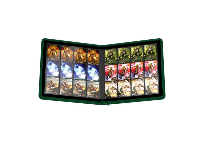 Ultimate Guard - Zipfolio 480 24-Pocket XenoSkin – Groen