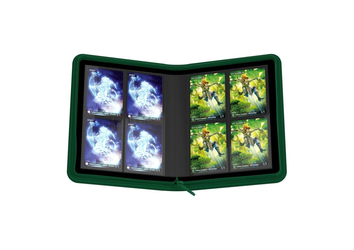 Ultimate Guard - Zipfolio 160 8-Pocket XenoSkin – Groen