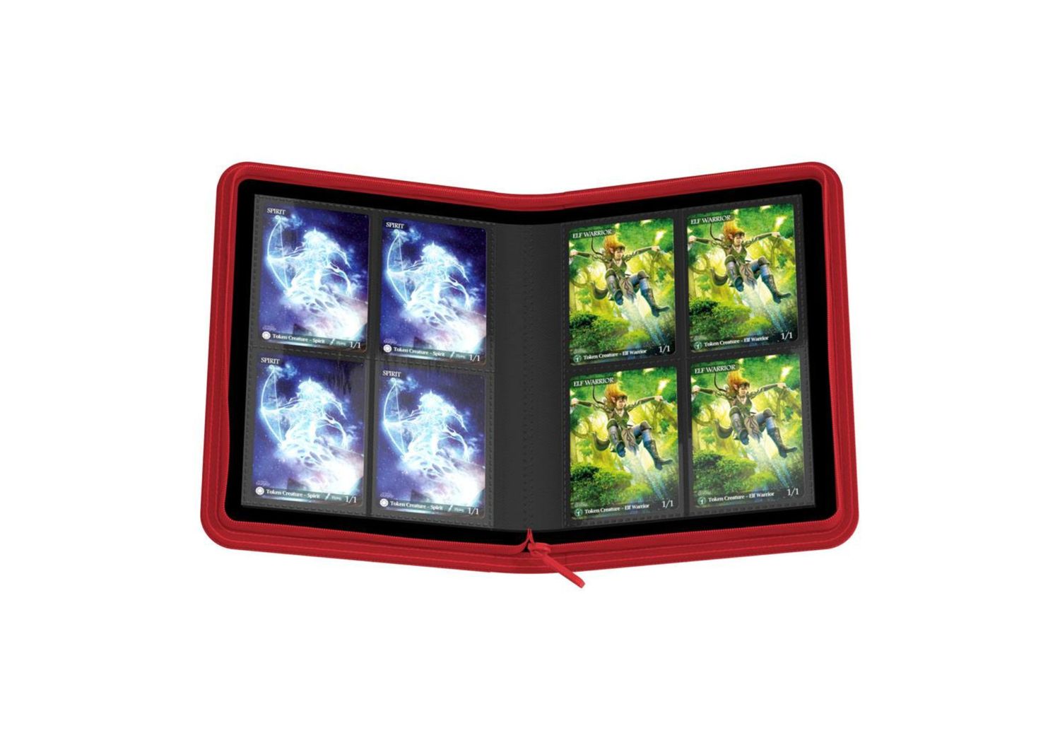 Ultimate Guard - Zipfolio 160 8-Pocket XenoSkin – Rood
