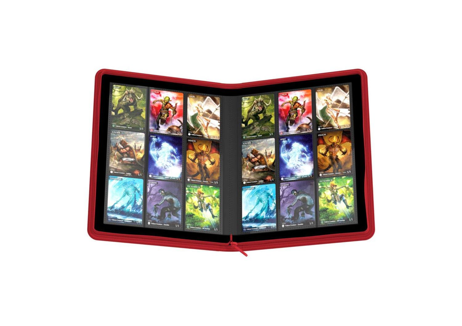 Ultimate Guard - Zipfolio 360 18-Pocket XenoSkin – Rood