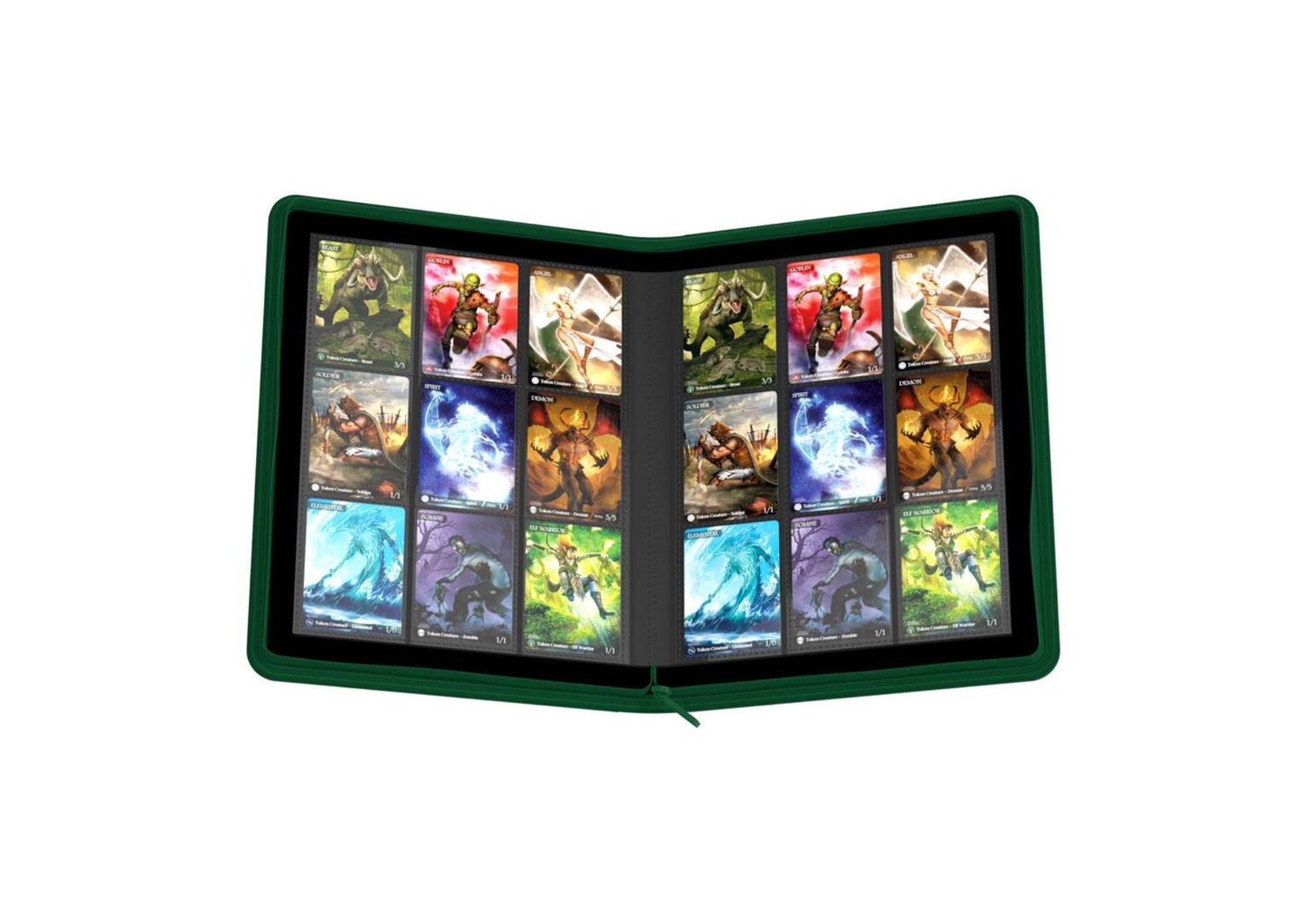 Ultimate Guard - Zipfolio 360 18-Pocket XenoSkin – Groen