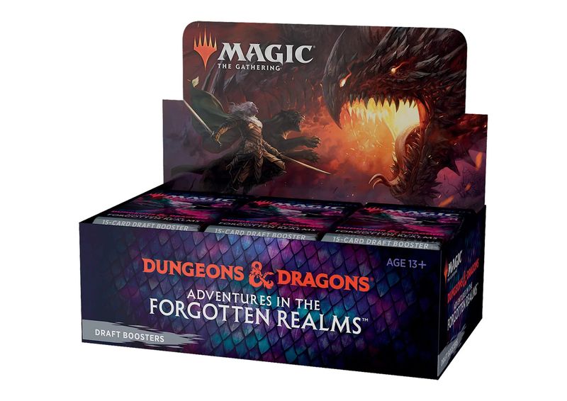 Magic: The Gathering - D&D: Adventures in the Forgotten Realms - Draft Booster Display