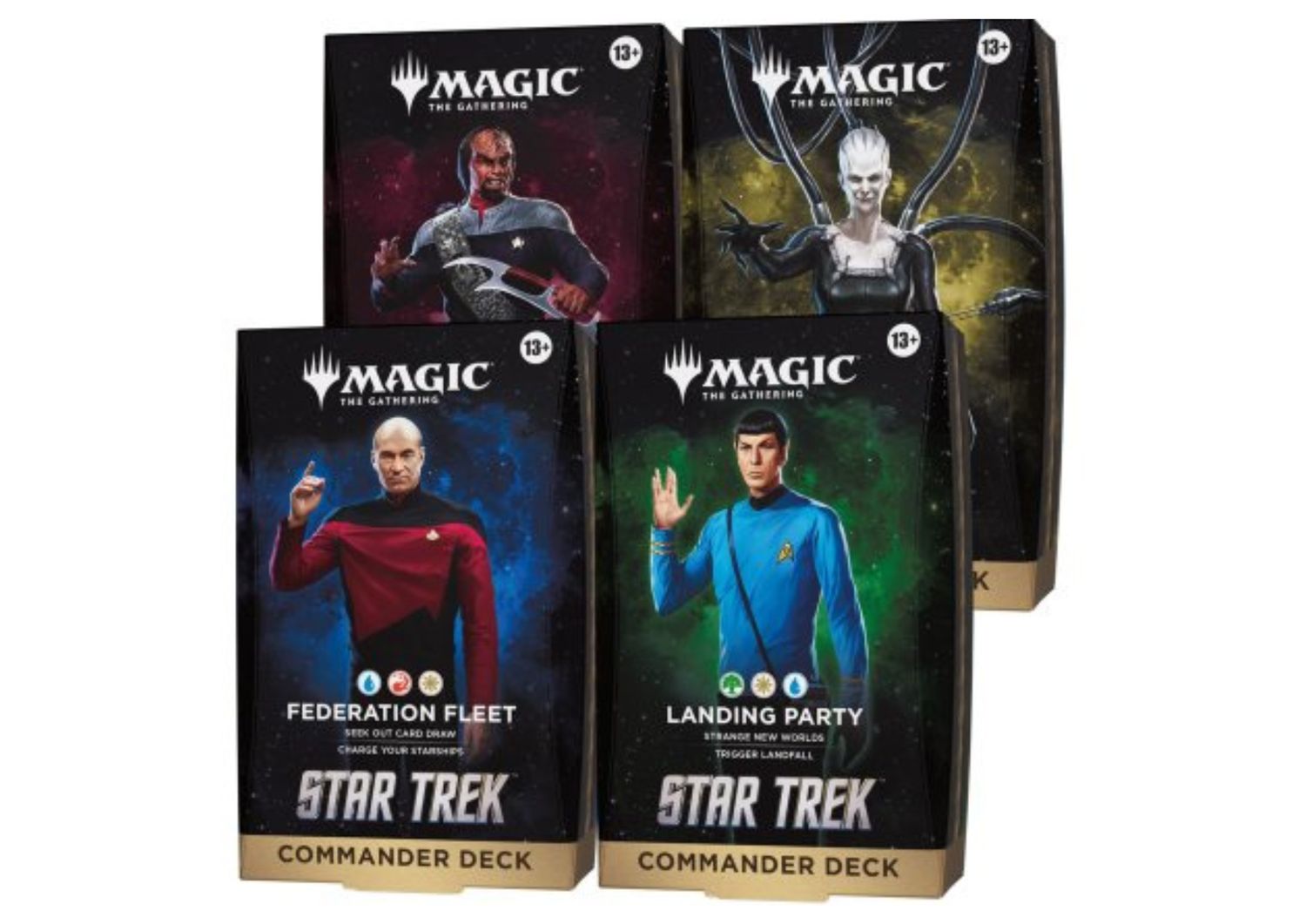 Pre Order - Magic: The Gathering - Star Trek - Commander Deck Set