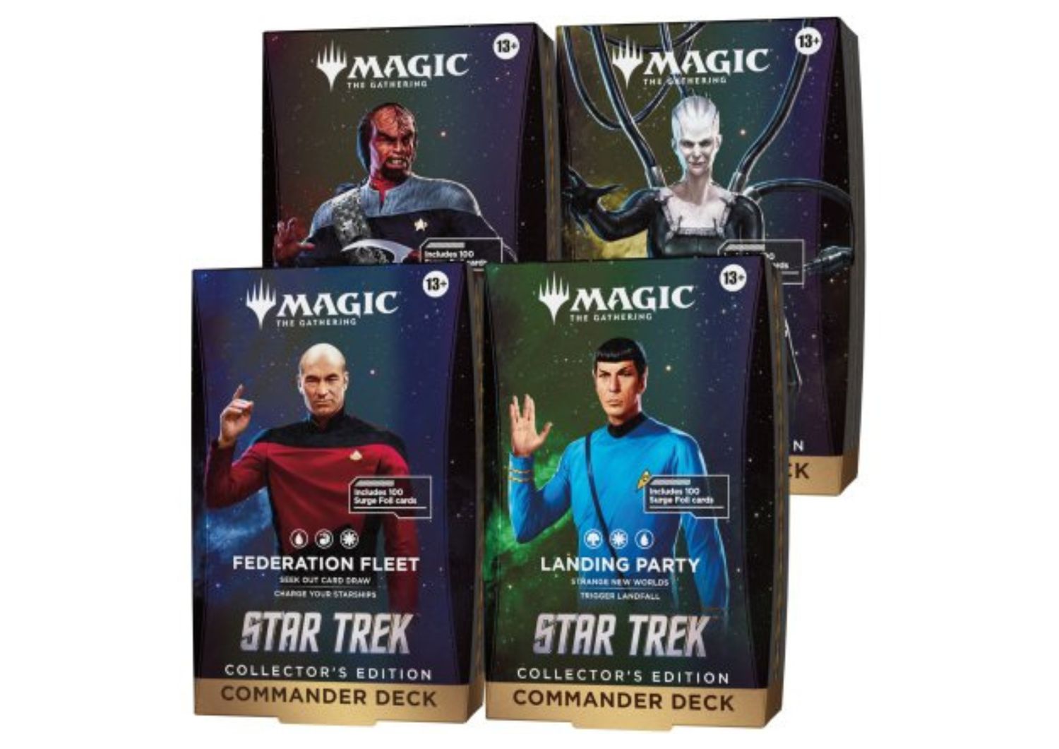 Pre Order - Magic: The Gathering - Star Trek - Commander Deck Set Collector’s Edition