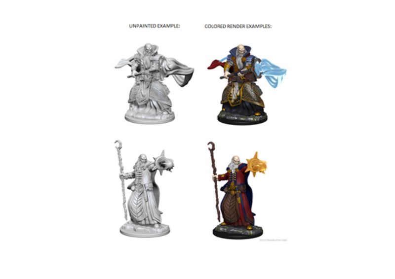 D&D  - Nolzur's Marvelous Miniatures - Human Male Wizard  (schaal 1:25)