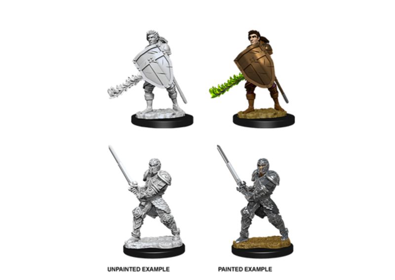 D&D  - Nolzur's Marvelous Miniatures - Male Human Fighter  (schaal 1:25)