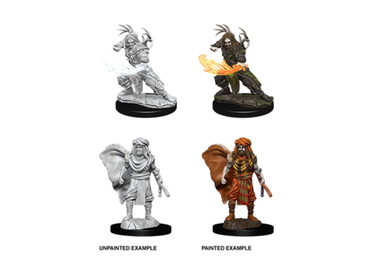 D&D - Nolzur's Marvelous Miniatures - Male Human Druid (schaal 1:25) D&D - Nolzur's Marvelous Miniatures - Male Human Druid (schaal 1:25)