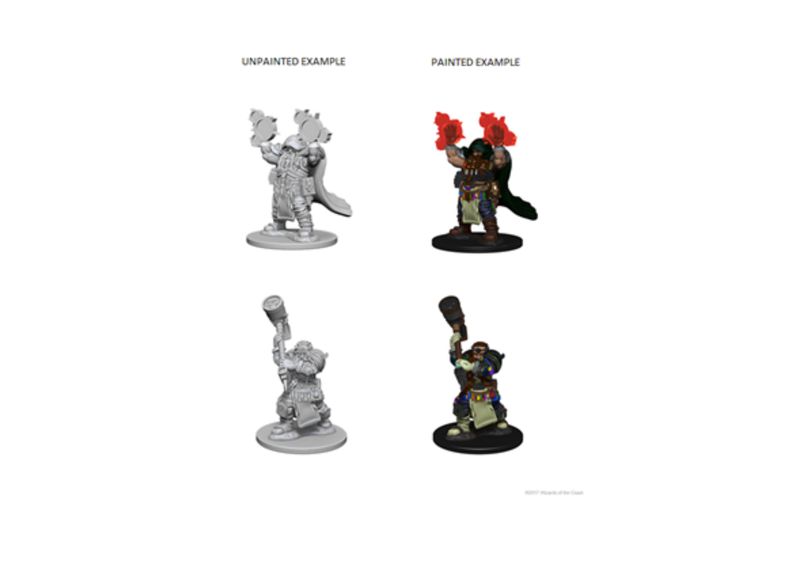 D&D - Nolzur's Marvelous Miniatures - Dwarf Male Cleric  (schaal 1:25)