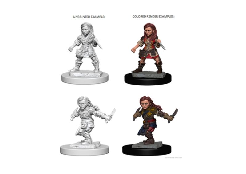 D&D - Nolzur's Marvelous Miniatures - Halfling Female Rogue (schaal 1:25)