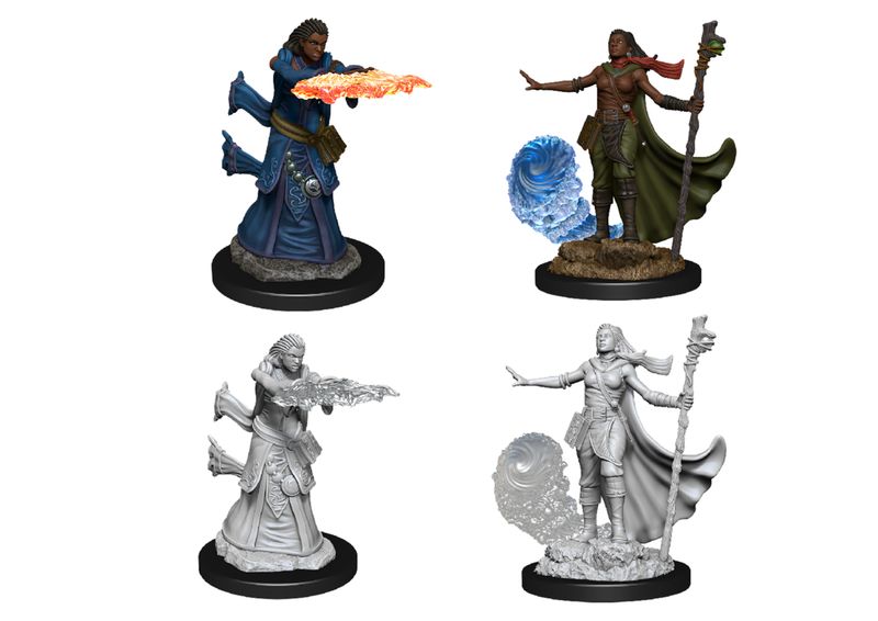 D&D - Nolzur's Marvelous Miniatures - Female Human Wizard (schaal 1:25)