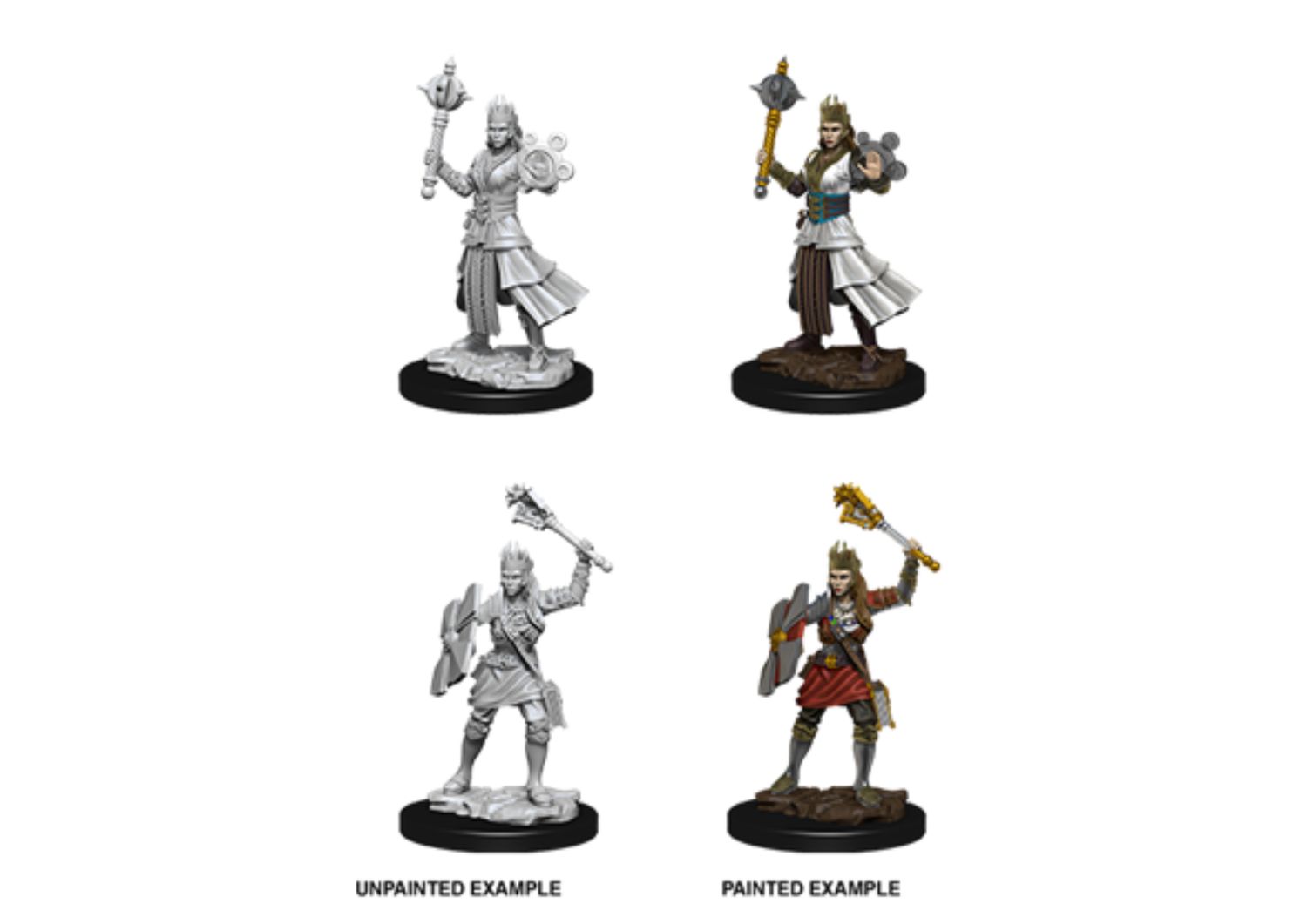 D&D - Nolzur's Marvelous Miniatures - Female Human Cleric (schaal 1:25) D&D - Nolzur's Marvelous Miniatures - Female Human Cleric (schaal 1:25)