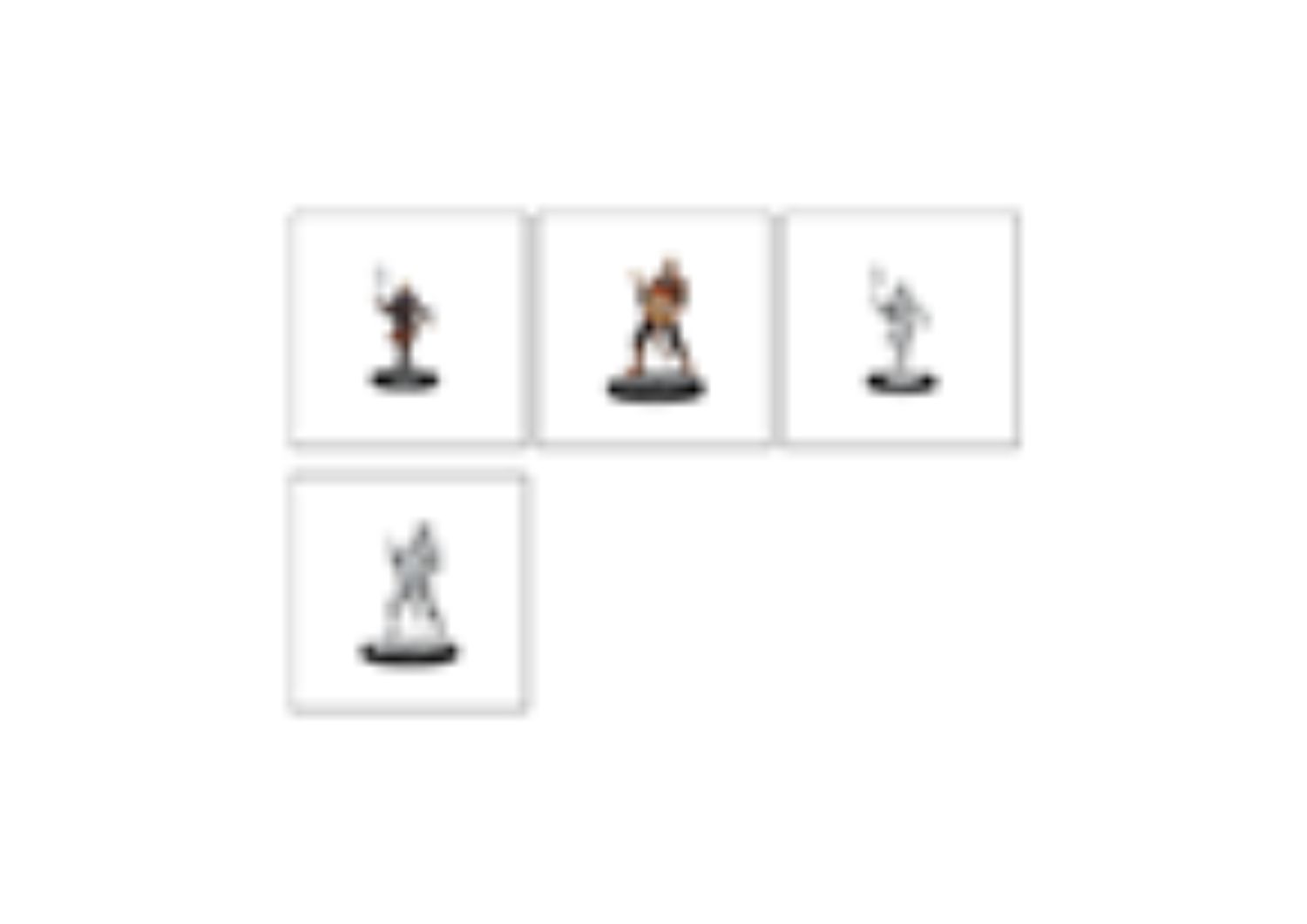 D&D - Critical Role Unpainted Miniatures - Pallid Elf Rogue and Bard Male  (schaal 1:25)