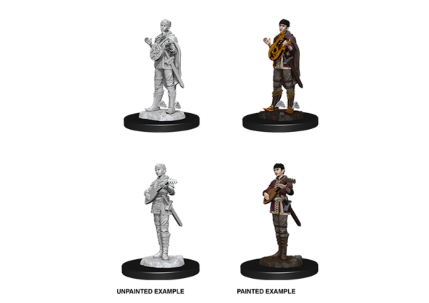 D&D - Nolzur's Marvelous Miniatures - Female Half Elf Bard (schaal 1:25)
