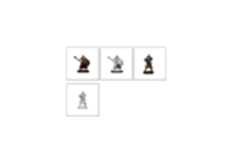 D&D - Nolzur's Marvelous Miniatures - Human Barbarian Male (schaal 1:25)
