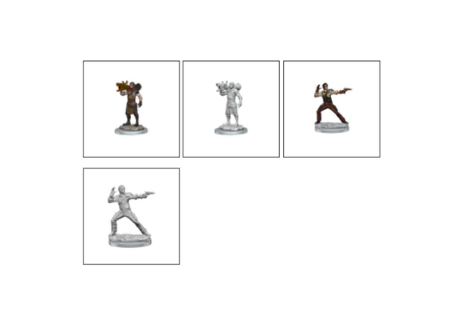 D&D - Nolzur's Marvelous Miniatures - Human Artificer & Human Apprentice (schaal 1:25)