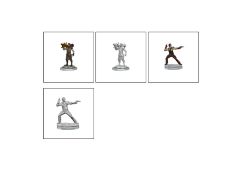 D&D - Nolzur's Marvelous Miniatures - Human Artificer & Human Apprentice (schaal 1:25)