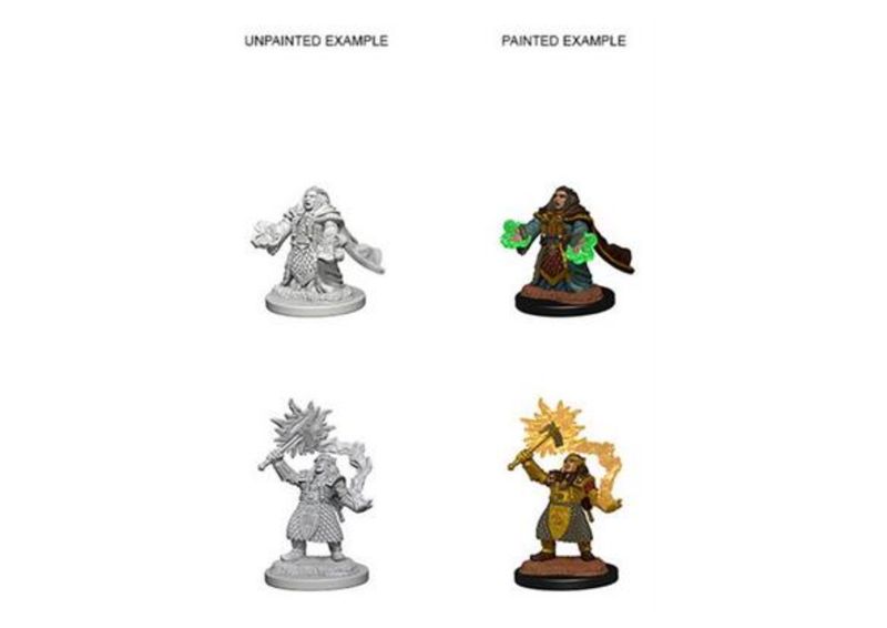 D&D - Nolzur's Marvelous Miniatures - Dwarf Female Cleric (schaal 1:25)