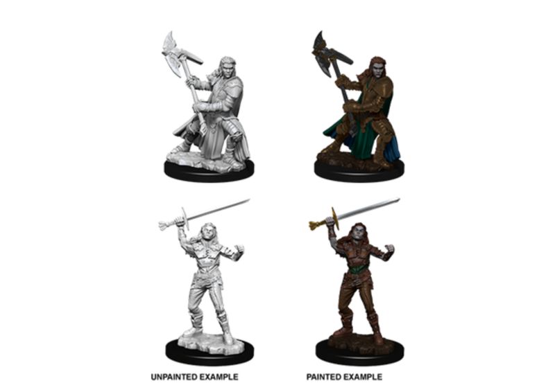 D&D  - Nolzur's Marvelous Miniatures - Female Half-Orc Fighter (schaal 1:25)