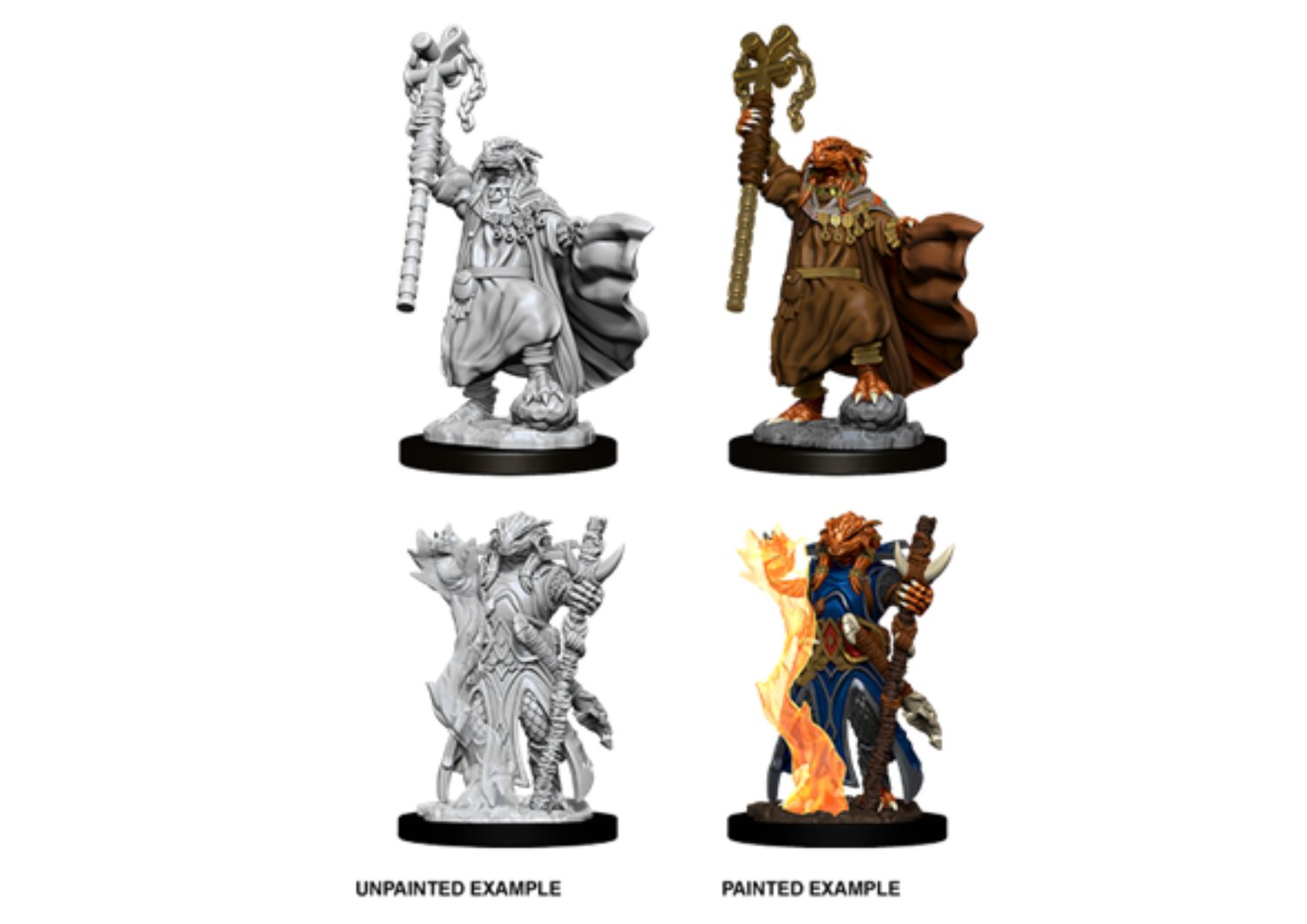 D&D - Nolzur's Marvelous Miniatures - Female Dragonborn Sorcerer (schaal 1:25) D&D - Nolzur's Marvelous Miniatures - Female Dragonborn Sorcerer (schaal 1:25)