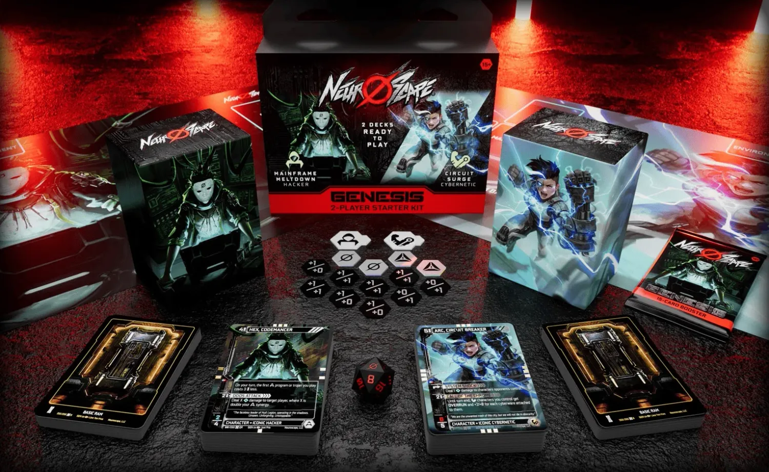 Neuroscape TCG – Genesis Unlimited 2-Player Starter Kit – Engels