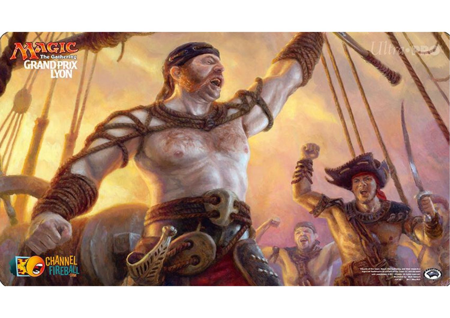 Grand Prix Lyon 2017 "Fathom Fleet Captain" Playmat