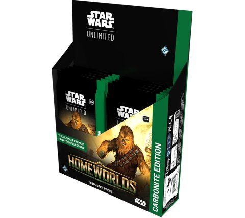 Star Wars: Unlimited – Homeworlds Carbonite Edition Booster Display – Engels