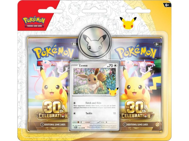 Pokémon TCG – 30th Celebration 2-Pack Blister met Eevee – Engels