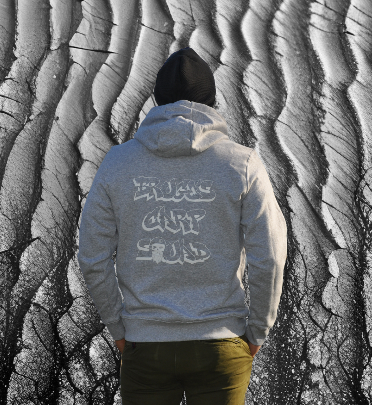 Hoodie graffiti (grijs)
