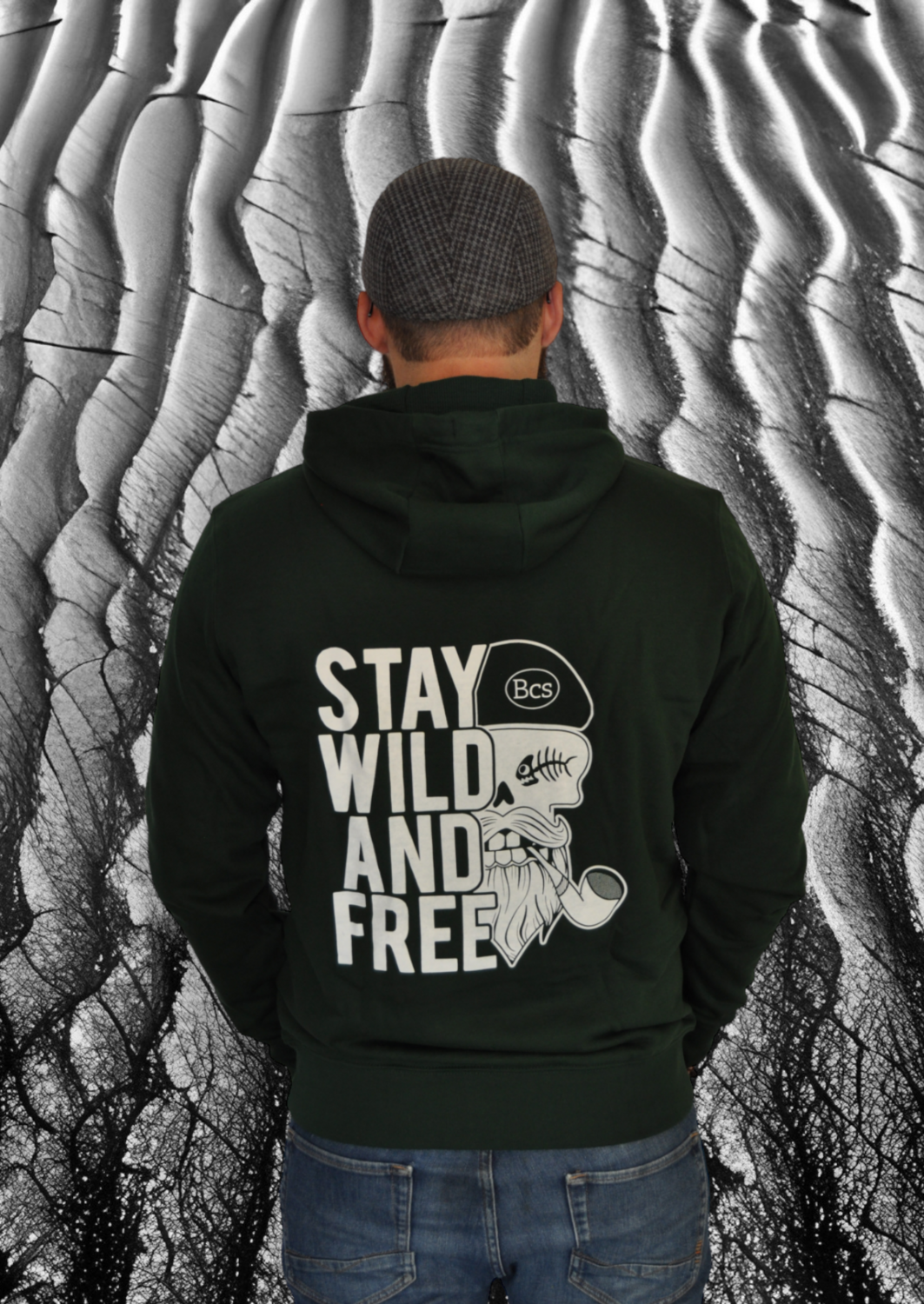 Hoodie s.w.a.f (groen)
