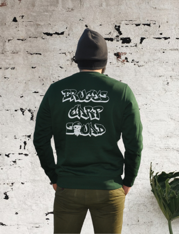 Pull ronde hals graffiti (groen)