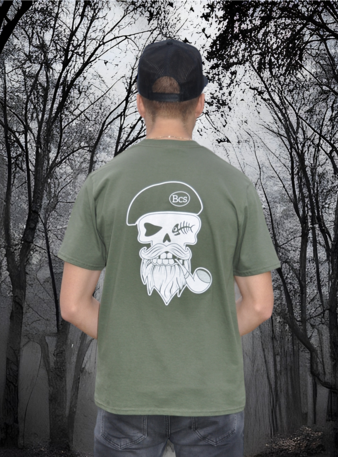 T-Shirt logo (militair groen)