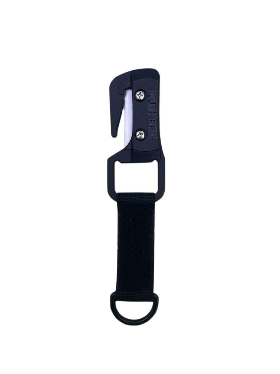 CutHero Ceramic Blade Cutter with Harness Pouch, Kleur: Zwart