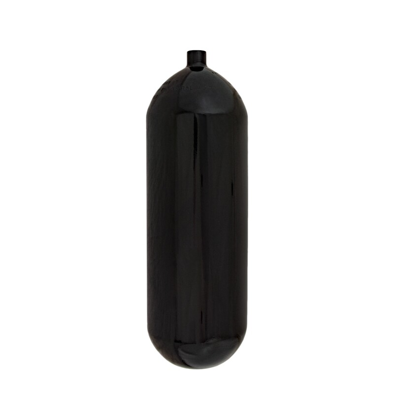 15 L 203 mm 232 bar, Eurocylinder, tank only, black - Military Line