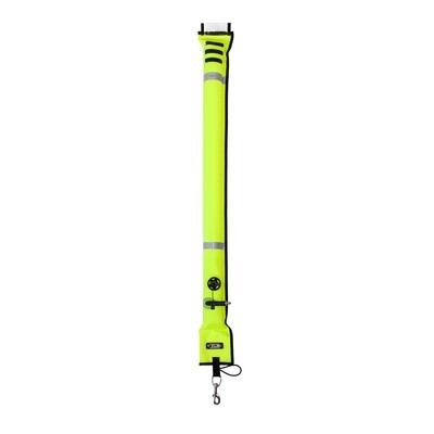 Closed buoy 11/117 YELLOW with release and metal inflation valve