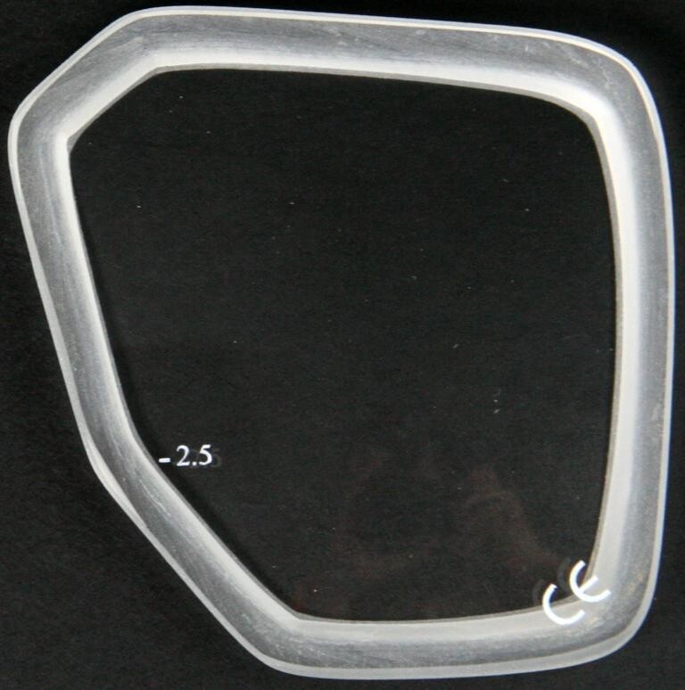 Correction lens for Tecline Tiara mask -4,0 L