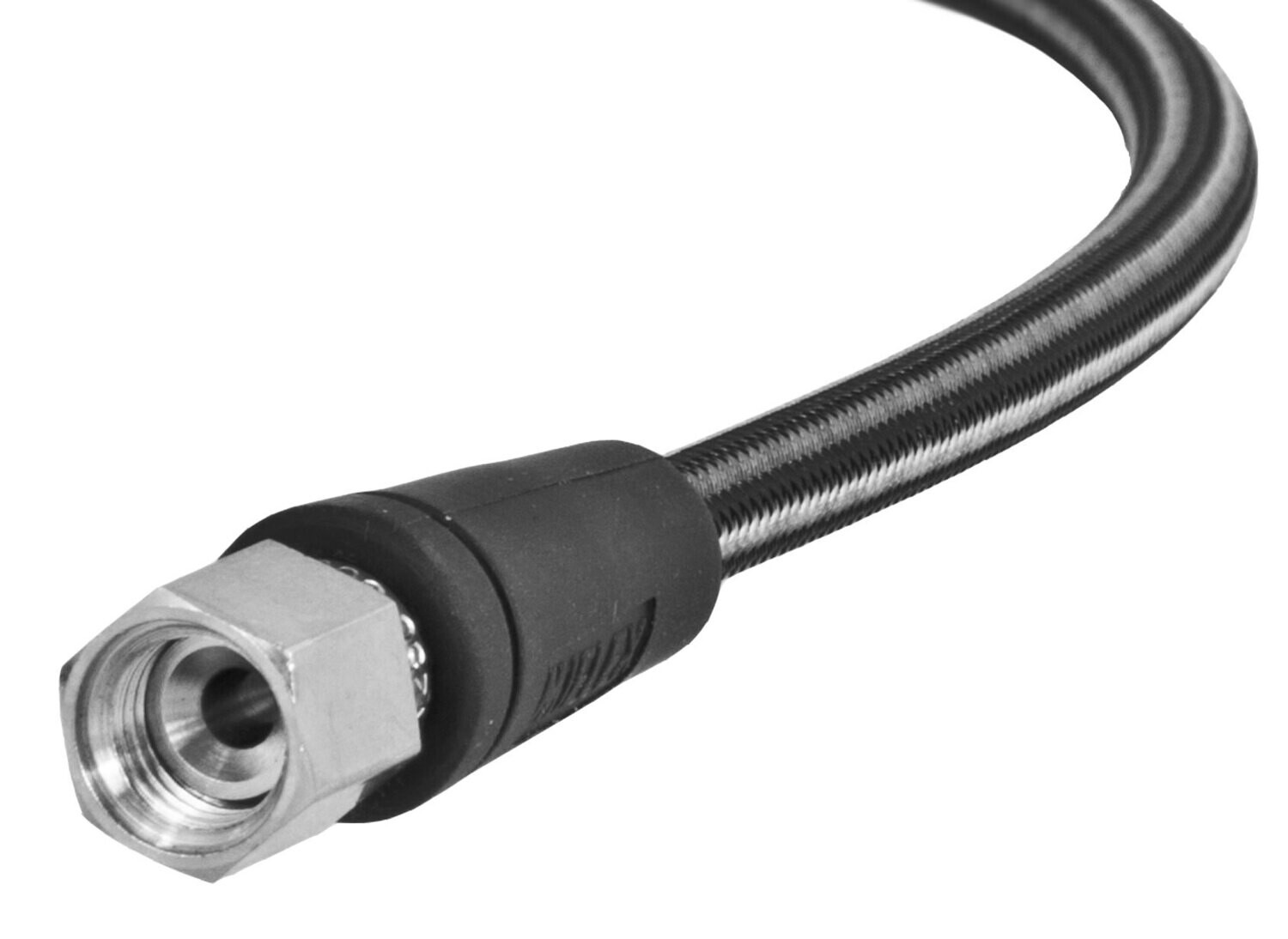 HP hose braided nylon black 100 cm